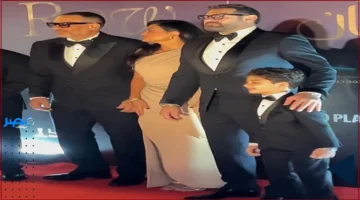 احتفاء ثلاثي: عمرو يوسف وماجد المصري وطارق العريان في العرض الخاص لـ«السلم والثعبان 2»